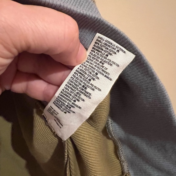 FREE PEOPLE We The Free Feelin It Tee Army Combo Patchwork Boho Oversized Small - Picture 11 of 12